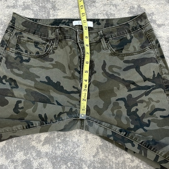 Louna Camo Skinny Jeans Stretch Casual Mid Rise Ankle Crop Sz 29 - Picture 8 of 12